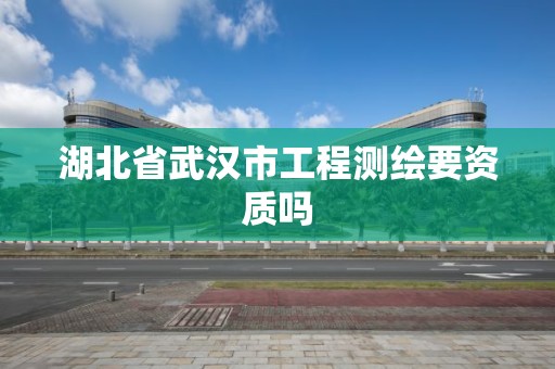 湖北省武汉市工程测绘要资质吗