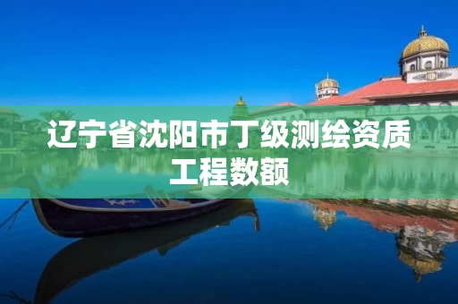 辽宁省沈阳市丁级测绘资质工程数额 辽宁省沈阳市丁级测绘资质工程数额