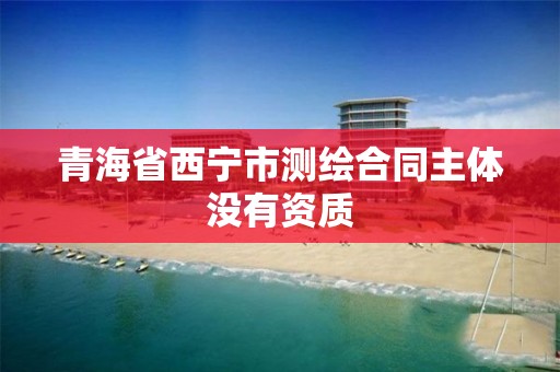 青海省西宁市测绘合同主体没有资质