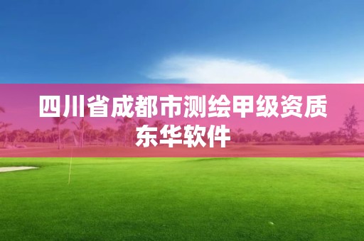 四川省成都市测绘甲级资质东华软件