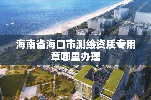 海南省海口市测绘资质专用章哪里办理