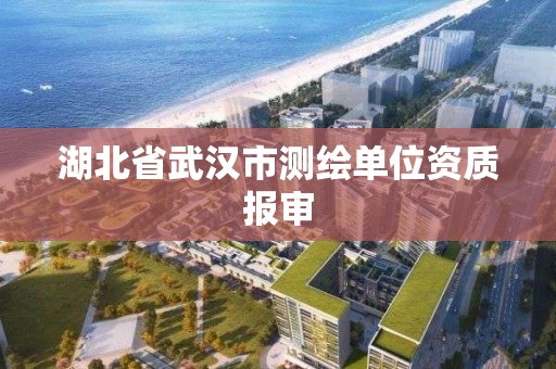 湖北省武汉市测绘单位资质报审