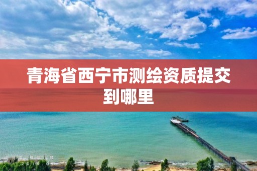 青海省西宁市测绘资质提交到哪里