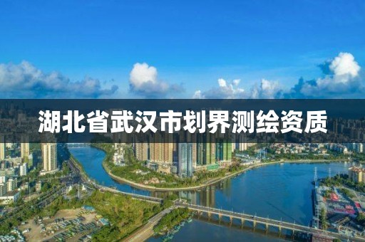 湖北省武汉市划界测绘资质