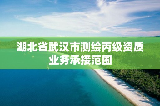 湖北省武汉市测绘丙级资质业务承接范围