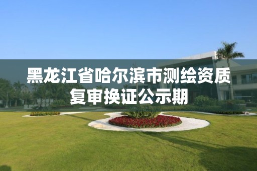 黑龙江省哈尔滨市测绘资质复审换证公示期