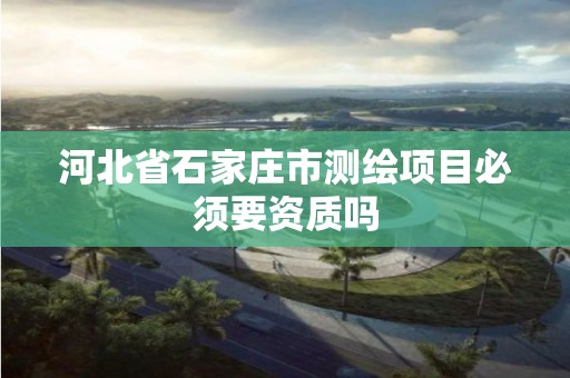 河北省石家庄市测绘项目必须要资质吗