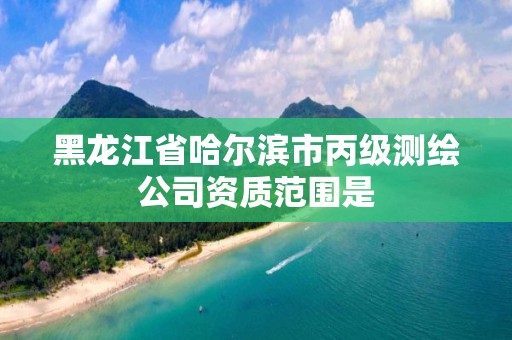 黑龙江省哈尔滨市丙级测绘公司资质范围是