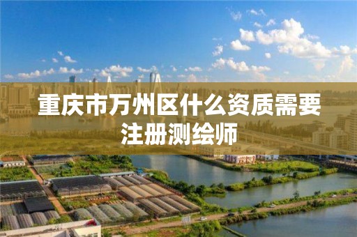 重庆市万州区什么资质需要注册测绘师