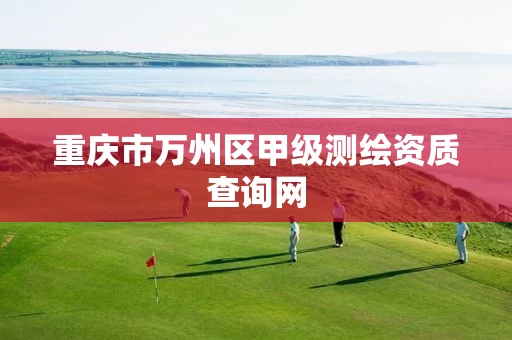 重庆市万州区甲级测绘资质查询网 重庆市万州区甲级测绘资质查询网