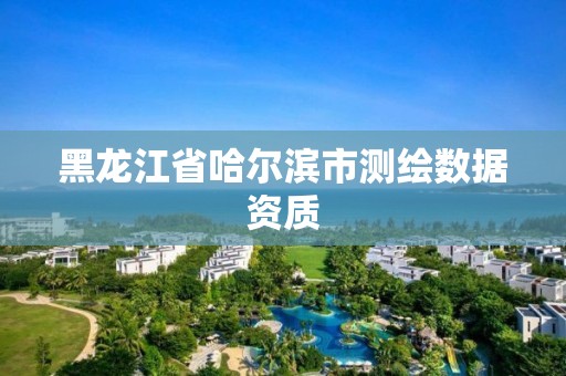 黑龙江省哈尔滨市测绘数据资质