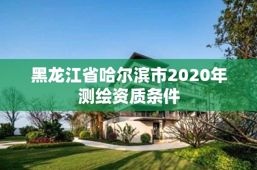 黑龙江省哈尔滨市2020年测绘资质条件