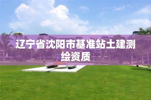 辽宁省沈阳市基准站土建测绘资质