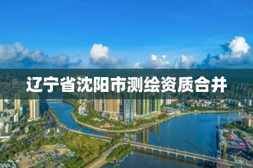 辽宁省沈阳市测绘资质合并