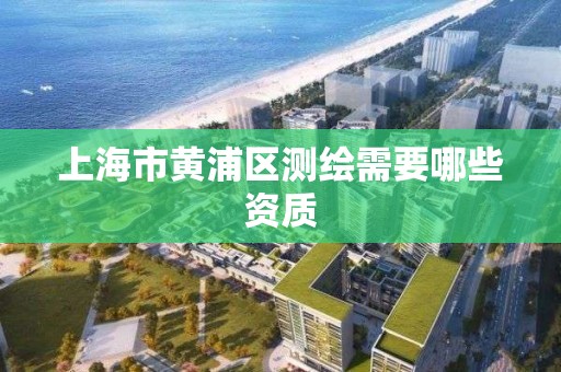 上海市黄浦区测绘需要哪些资质