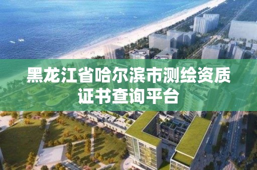 黑龙江省哈尔滨市测绘资质证书查询平台