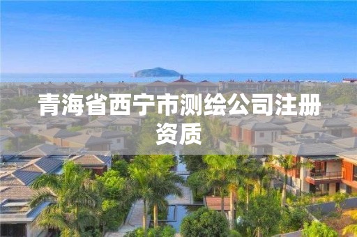 青海省西宁市测绘公司注册资质