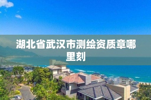 湖北省武汉市测绘资质章哪里刻