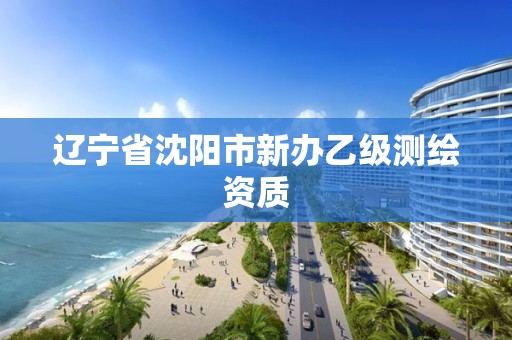 辽宁省沈阳市新办乙级测绘资质