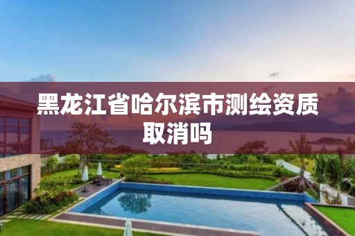 黑龙江省哈尔滨市测绘资质取消吗