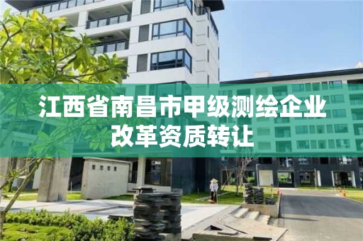 江西省南昌市甲级测绘企业改革资质转让