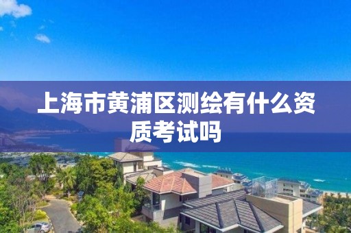 上海市黄浦区测绘有什么资质考试吗