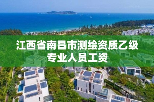 江西省南昌市测绘资质乙级专业人员工资