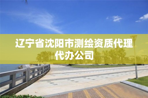 辽宁省沈阳市测绘资质代理代办公司