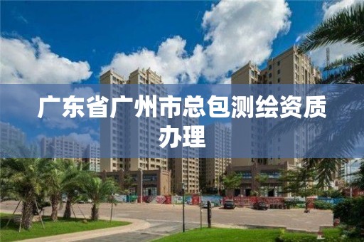 广东省广州市总包测绘资质办理