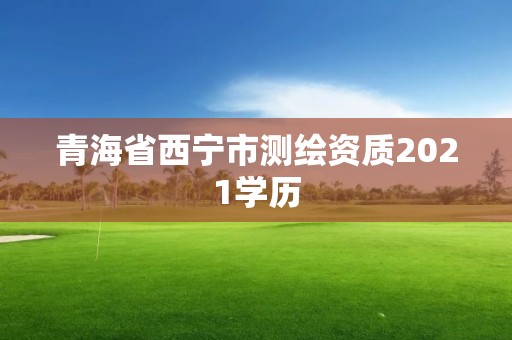 青海省西宁市测绘资质2021学历