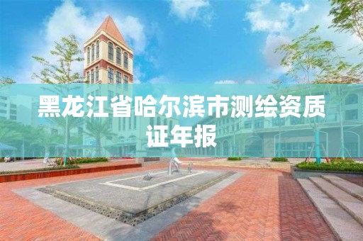 黑龙江省哈尔滨市测绘资质证年报