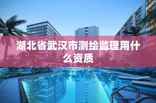 湖北省武汉市测绘监理用什么资质