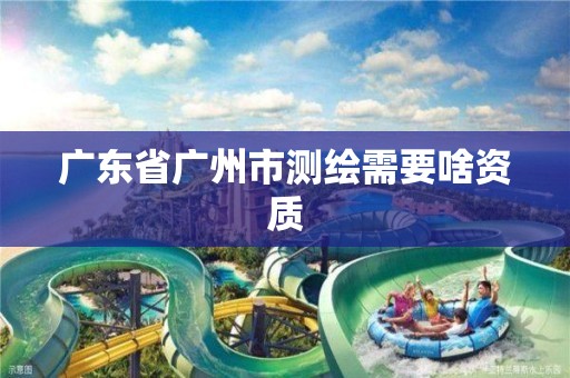 广东省广州市测绘需要啥资质