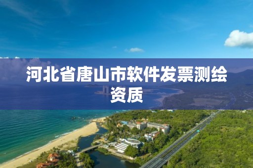 河北省唐山市软件发票测绘资质