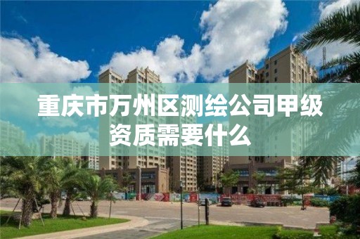 重庆市万州区测绘公司甲级资质需要什么