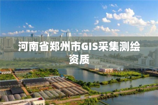 河南省郑州市GIS采集测绘资质