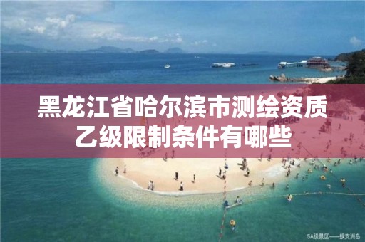 黑龙江省哈尔滨市测绘资质乙级限制条件有哪些