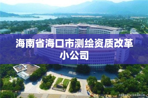 海南省海口市测绘资质改革小公司