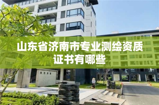 山东省济南市专业测绘资质证书有哪些