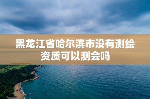 黑龙江省哈尔滨市没有测绘资质可以测会吗