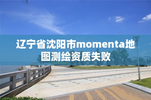 辽宁省沈阳市momenta地图测绘资质失败