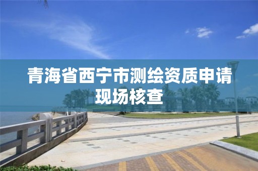 青海省西宁市测绘资质申请现场核查