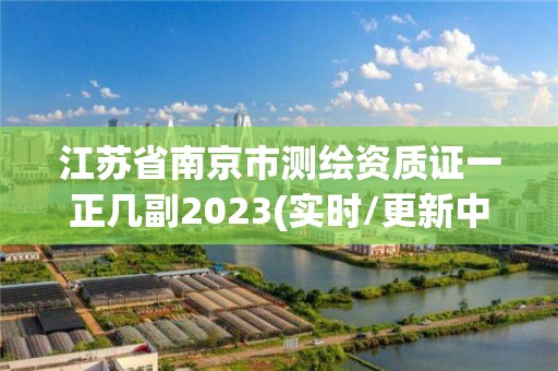 江苏省南京市测绘资质证一正几副2023(实时/更新中)