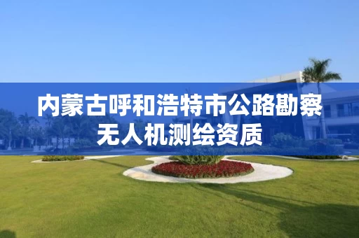 内蒙古呼和浩特市公路勘察无人机测绘资质 内蒙古呼和浩特市公路勘察无人机测绘资质