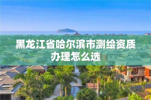 黑龙江省哈尔滨市测绘资质办理怎么选