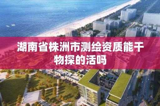 湖南省株洲市测绘资质能干物探的活吗