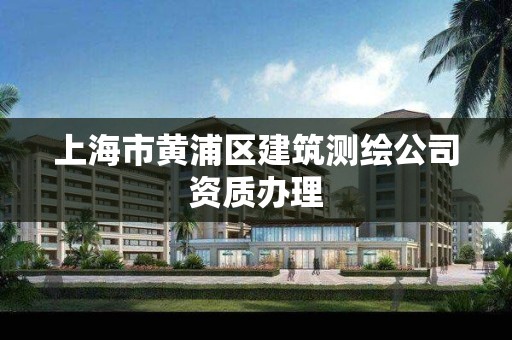 上海市黄浦区建筑测绘公司资质办理