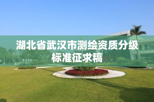 湖北省武汉市测绘资质分级标准征求稿