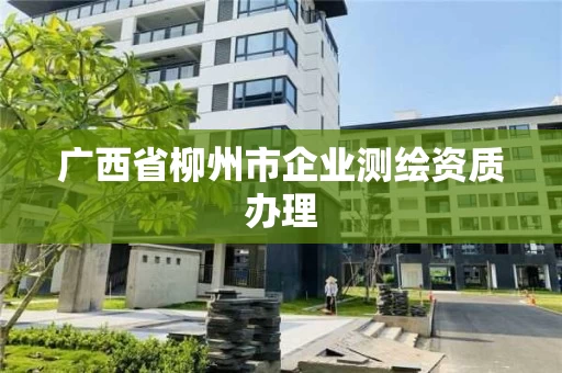 广西省柳州市企业测绘资质办理 广西省柳州市企业测绘资质办理