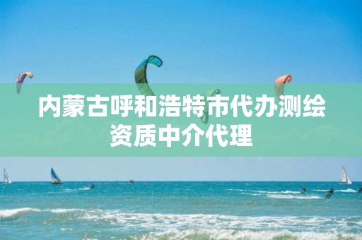 内蒙古呼和浩特市代办测绘资质中介代理